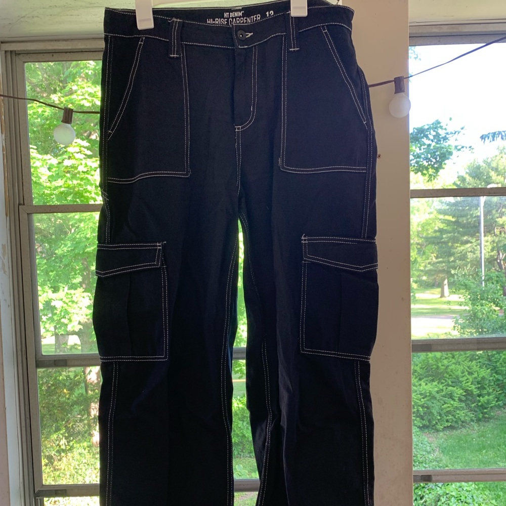 Hot Topic black cargo jeans